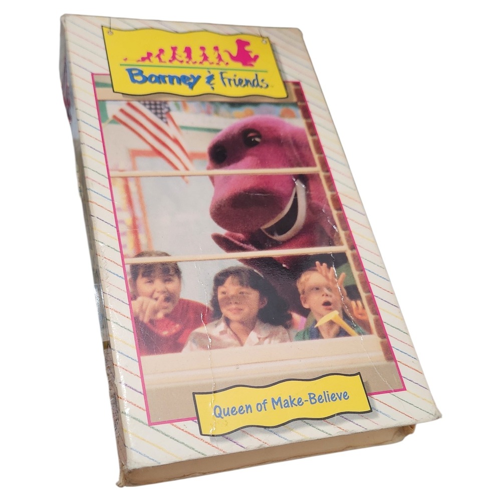 Barney Friends Queen of Make Believe VHS Video Tape 1992 Kids Children